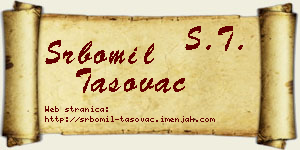 Srbomil Tasovac vizit kartica